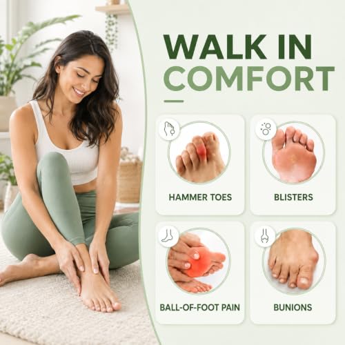 Toe Separators for Women: High-Elasticity, One Size Fits All, for Sneakers, Sandals & Heels, Washable, 2 Pairs - Image 3