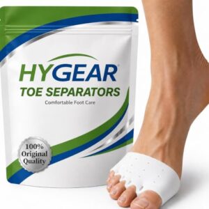 Toe Separators for Women: High-Elasticity, One Size Fits All, for Sneakers, Sandals & Heels, Washable, 2 Pairs