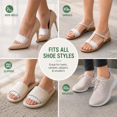 Toe Separators for Women: High-Elasticity, One Size Fits All, for Sneakers, Sandals & Heels, Washable, 2 Pairs - Image 5